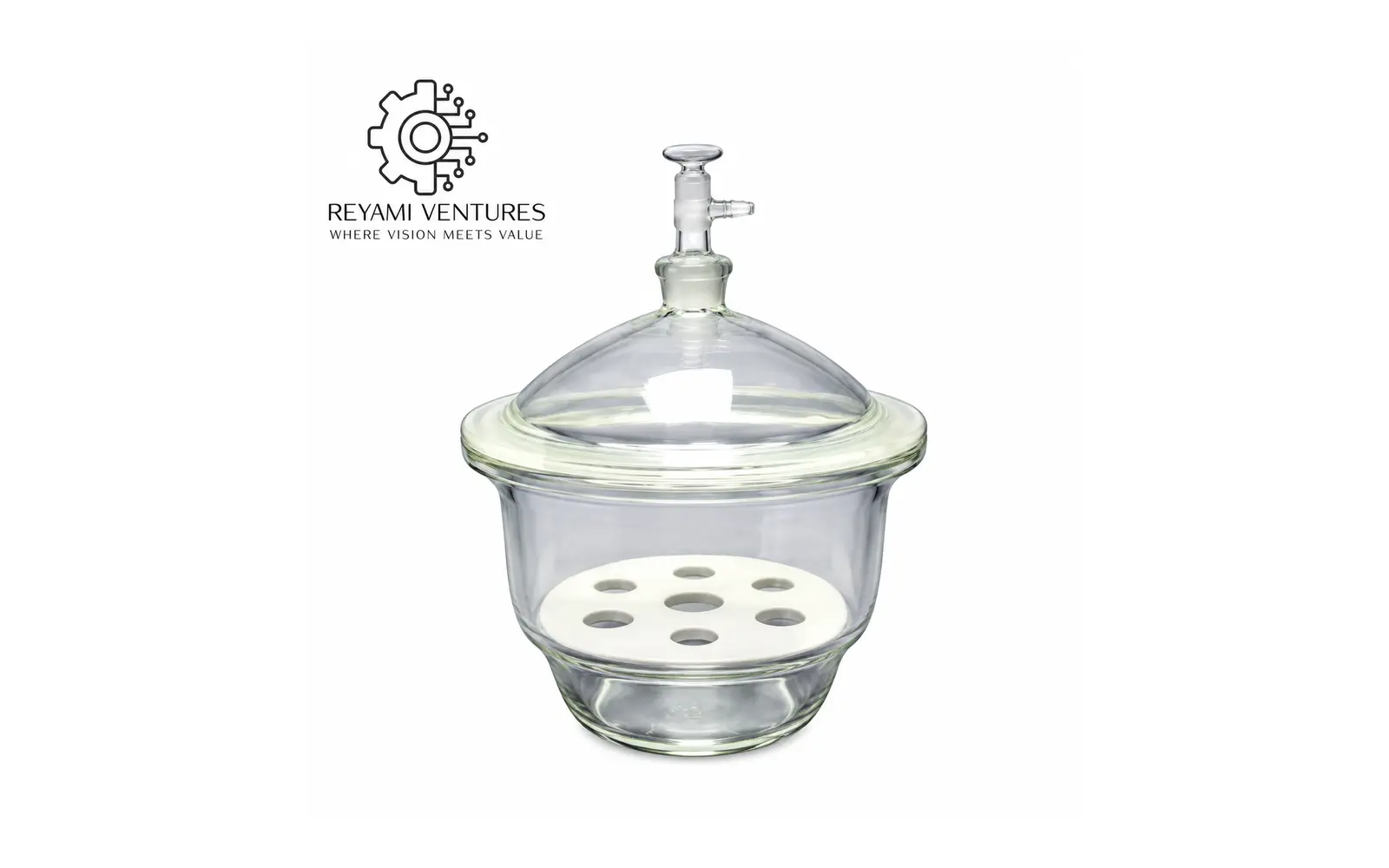 Vacuum Desiccator with Porcelain Plate