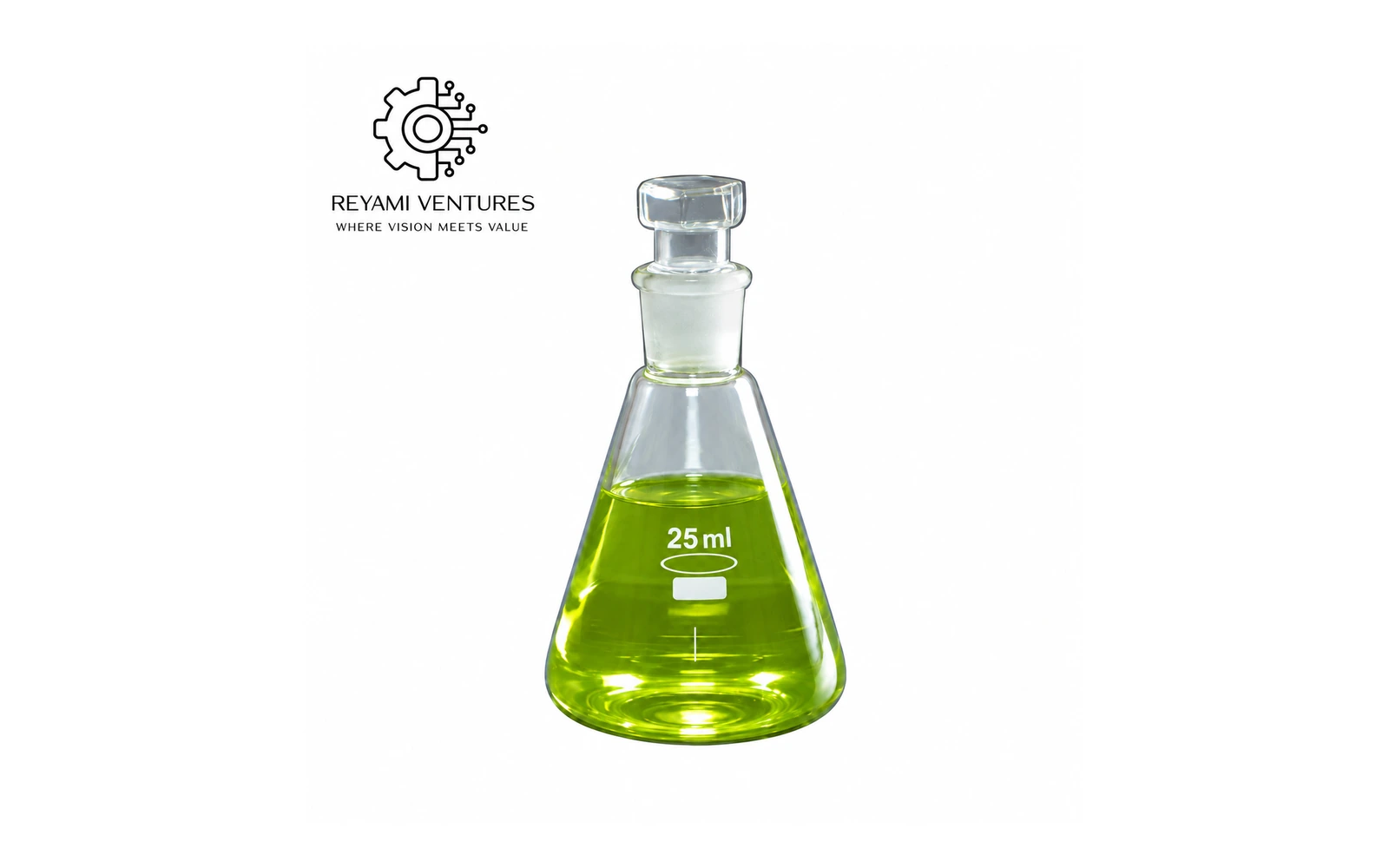Conical Flask with I/C Stopper