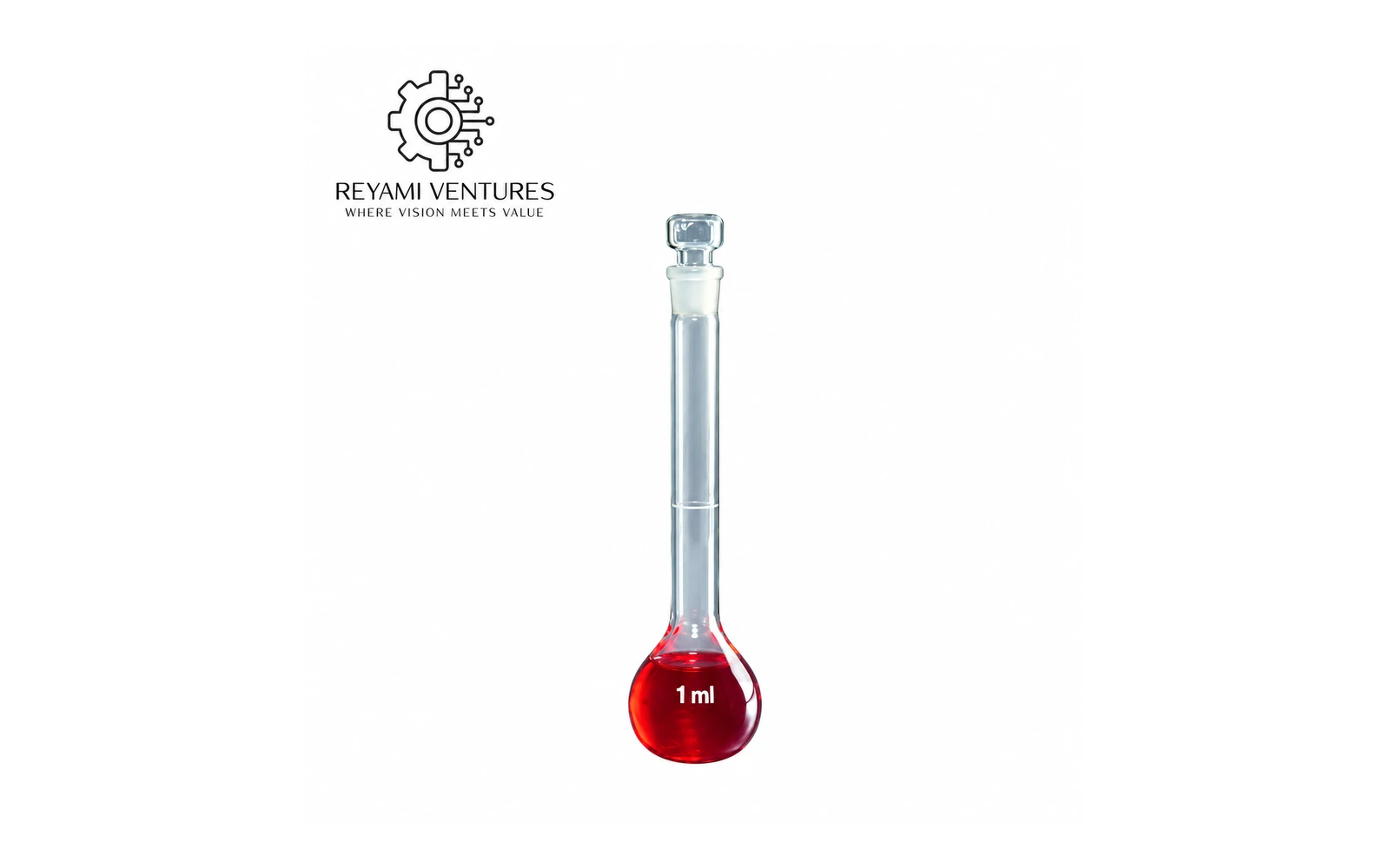 Volumetric Flask with I/C Stopper
