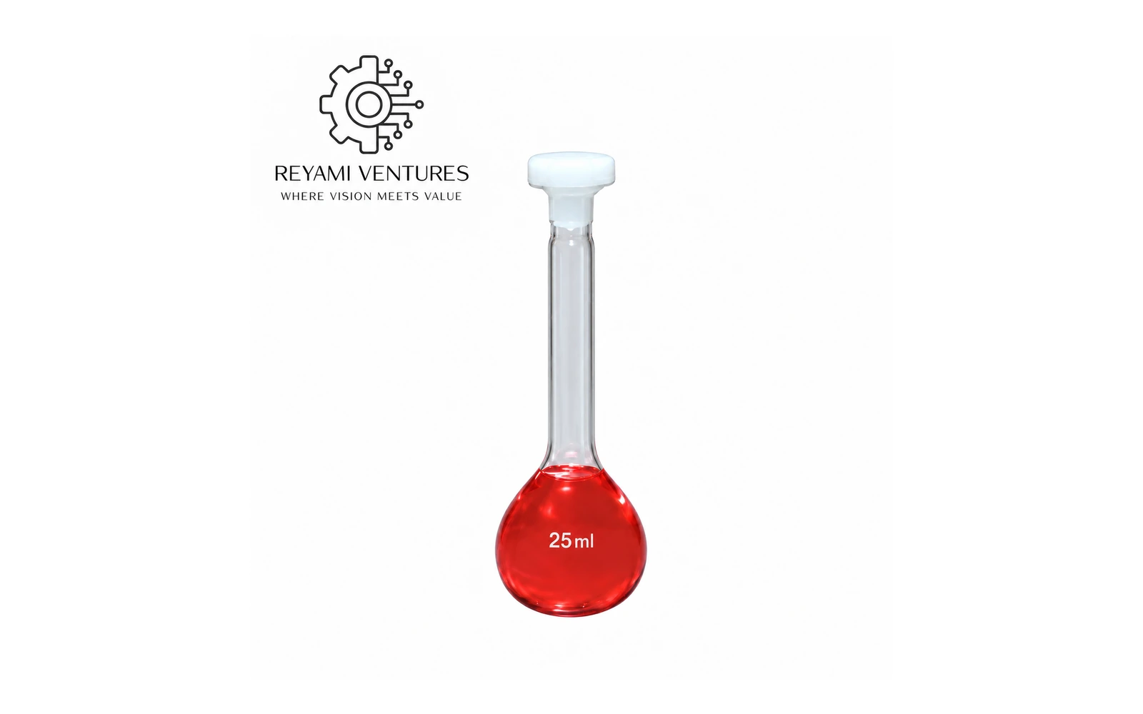 Volumetric Flask with Plastic Stopper